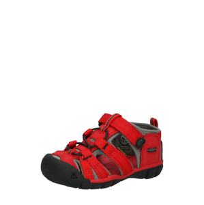 KEEN Sandále 'SEACAMP II CNX'  ohnivo červená / čierna / striebornosivá