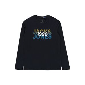 Jack & Jones Junior Tričko 'Fade'  námornícka modrá / modrá / biela / žltá