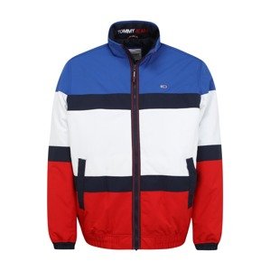 Tommy Jeans Plus Prechodná bunda  biela / červená / modrá / tmavomodrá