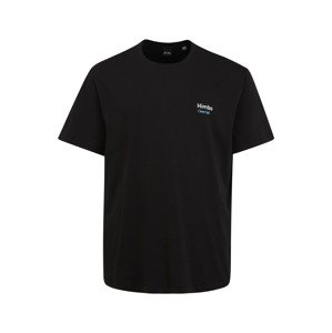 Only & Sons Big & Tall T-Shirt 'VALI'  čierna / biela / svetlomodrá