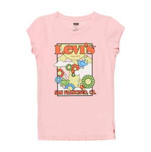 LEVI'S Tričko  ružová / oranžová / čierna / svetlomodrá / kiwi