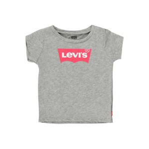 LEVI'S T-Shirt  sivá / červená / biela