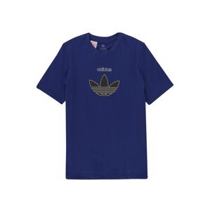 ADIDAS ORIGINALS T-Shirt  modrá / čierna / biela