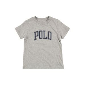 Polo Ralph Lauren T-Shirt  sivá melírovaná / námornícka modrá
