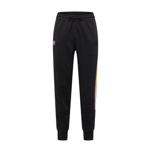 ADIDAS PERFORMANCE Športové nohavice  čierna / biela / svetložltá