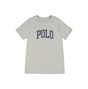 Polo Ralph Lauren T-Shirt  sivá / námornícka modrá / biela