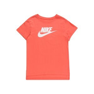 Nike Sportswear Tričko 'Futura'  lososová / biela