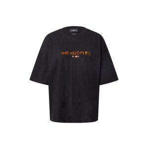 The Kooples T-Shirt  čierna / zlatá