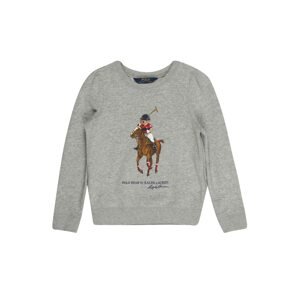 Polo Ralph Lauren Sweatshirt 'BEAR'  sivá / zmiešané farby