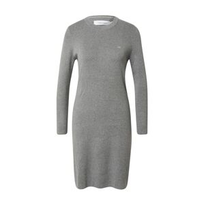 Calvin Klein Pletené šaty  sivá