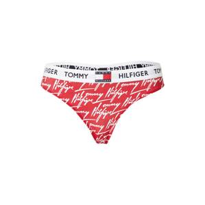 Tommy Hilfiger Underwear Tangá  červená / biela / námornícka modrá