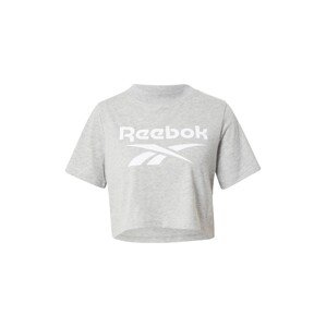 Reebok Classics Tričko  sivá melírovaná / biela