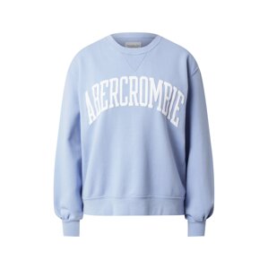Abercrombie & Fitch Sweatshirt  svetlomodrá / biela