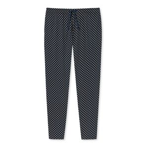 SCHIESSER Pyžamové nohavice 'Selected'  námornícka modrá / svetlomodrá / svetlooranžová