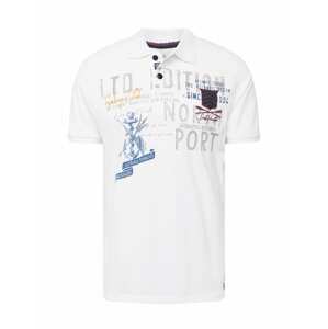 Key Largo Shirt 'SAILING'  biela / modrá / sivá / tmavočervená