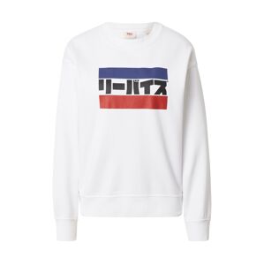 LEVI'S Sweatshirt  biela / červená / tmavomodrá / čierna