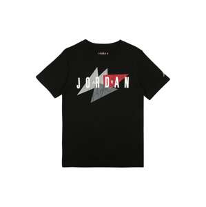 Jordan Tričko 'GEO FLIGHT'  čierna / sivá / biela / červená
