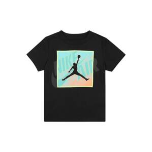 Jordan T-Shirt  čierna / nefritová / oranžová