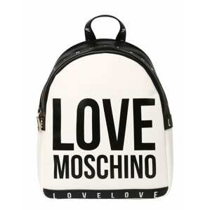 Love Moschino Rucksack  biela / čierna