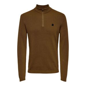 Only & Sons Pullover 'ONSWEB'  hnedá