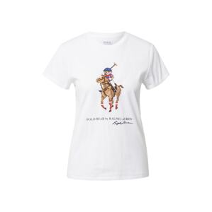 Polo Ralph Lauren T-Shirt  biela / modrosivá / hnedá / červená / čierna