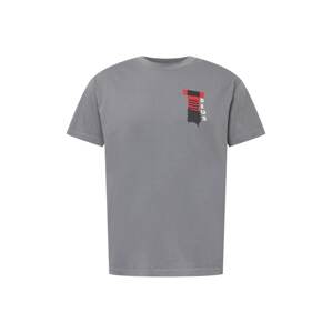 DEUS EX MACHINA T-Shirt 'Naito Biarritz'  kamenná / tmavosivá / melónová