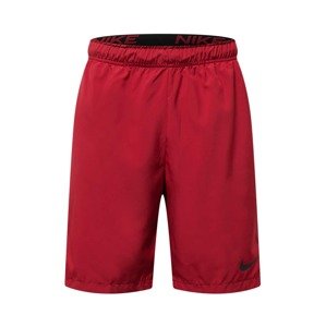 NIKE Športové nohavice 'Flex'  červená / čierna