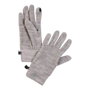 4F Športové rukavice  sivá melírovaná