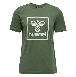 Hummel Funkčné tričko  kaki / biela