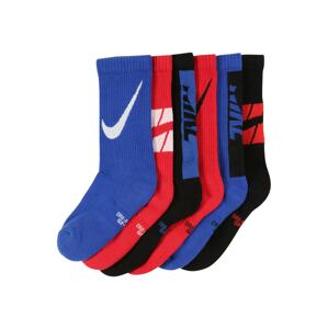 Nike Sportswear Ponožky 'Nike Everyday'  tmavomodrá / červená / čierna / biela