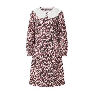 Love Copenhagen Košeľové šaty 'Uppa'  rosé / čierna / biela