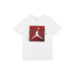 Jordan Tričko  biela / tmavočervená / čierna / sivá