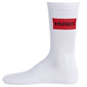 HUGO Ponožky  biela / červená