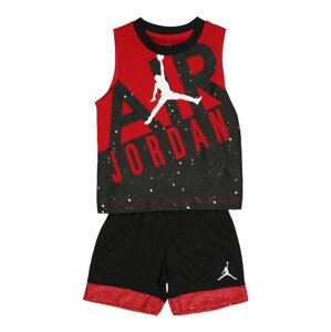 Jordan Joggingová súprava  červená / čierna / biela / antracitová
