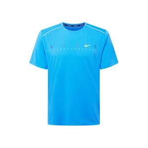 NIKE Funkčné tričko 'Miler Future Fast'  tyrkysová / modrá / neónovo žltá