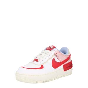 Nike Sportswear Nízke tenisky 'Air Force 1 Shadow'  biela / červená / svetločervená / krémová