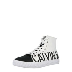 Calvin Klein Jeans Členkové tenisky 'Vulcanized'  biela / čierna