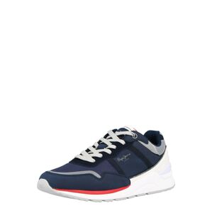 Pepe Jeans Sneaker 'X20 BASIC HALF'  modrá / strieborná / biela