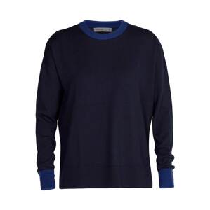 ICEBREAKER Športový sveter  modrá / námornícka modrá