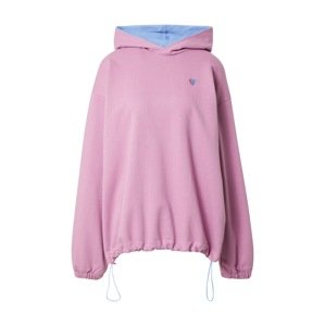 Daisy Street Sweatshirt 'MAYA'  fialová / nebesky modrá