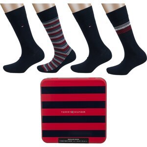 TOMMY HILFIGER Ponožky  modrá / červená / tmavomodrá