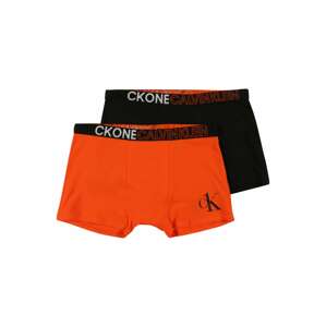 Calvin Klein Underwear Nohavičky  čierna / oranžovo červená