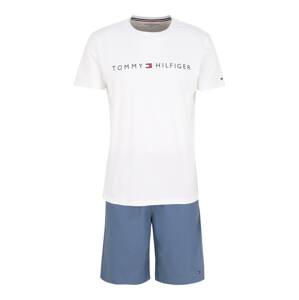 Tommy Hilfiger Underwear Krátke pyžamo  biela / modrá / červená