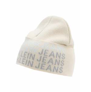 Calvin Klein Jeans Čiapky  svetlobéžová / sivá