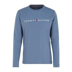 Tommy Hilfiger Underwear Tielko 'CN LS Tee Logo'  modrosivá / biela / námornícka modrá / červená
