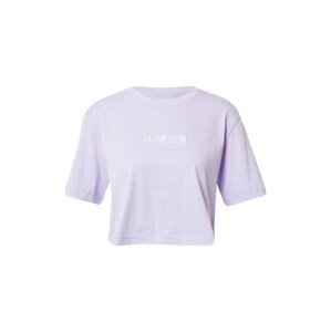 Calvin Klein Performance Funkčné tričko  biela / pastelovo fialová