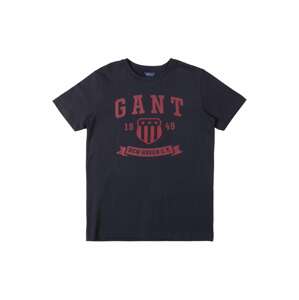 GANT Shirt 'NEW HAVEN'  tmavomodrá / červená