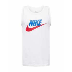Nike Sportswear Tričko  biela / červená / modrá