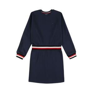 TOMMY HILFIGER Šaty 'Global'  námornícka modrá / červená / biela