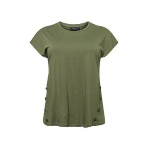 Zizzi Shirt 'EFANNEY'  olivová